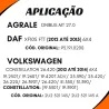 Flange Cardan (De Orelha) Daf Xf 105ftt/ Vw 2u2521145a/ Iveco