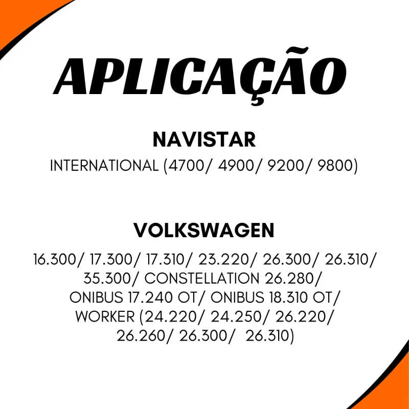 Ponteira Cardan Tras. Ford/ Navistar/ Mbb/ Vw 16 Estrias Encaixe Tubo
