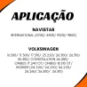 Ponteira Cardan Tras. Ford/ Navistar/ Mbb/ Vw 16 Estrias Encaixe Tubo
