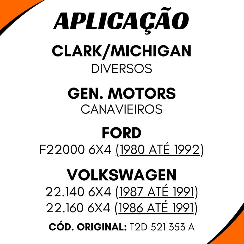 Luva Cardan Ford F22000/ Gm Canavieiros/ Vw 22.140/ 22.160/