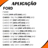 Ponteira Cardan (Intermediaria) Ford/ Gm/ Vw 16 Estrias Rol. 45 Mm