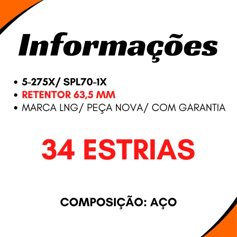 Terminal Diferencial Aço 34 Est. Ford Bf6t4851aa Iveco 7149624 Gm