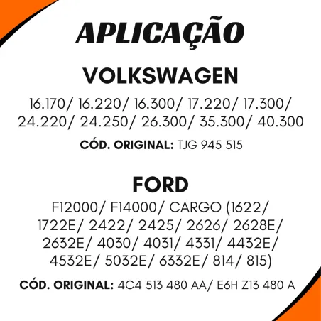 Interruptor Luz Freio Vw 16.170/ 16.220/ 24.220/ 24.250/ 35.300/