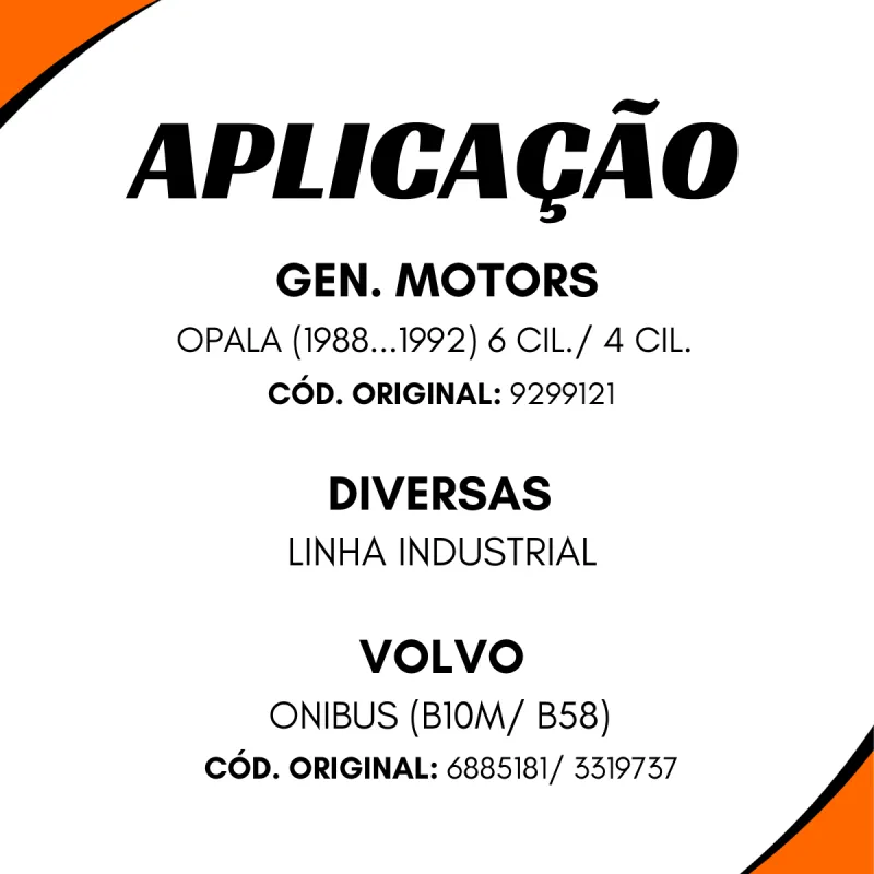 Flange Cardan (De Orelha) Gm Opala/ Volvo 6885181/ Valtra 83704900