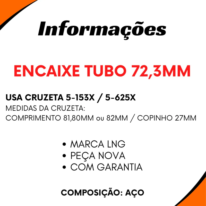 Garfo Cardan F350/ Pick-Up/ Acd14/ C15a Daily 35.10