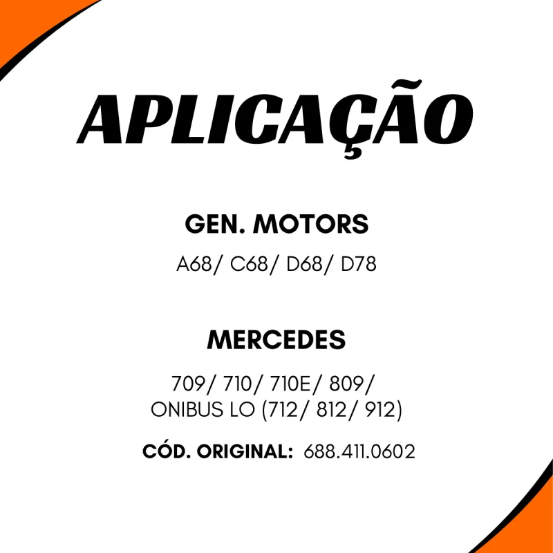 Ponteira Cardan (C/Rosca) Gm D68/ D78/ Agrale 6.Otca/ 7500tdx/ 8500/