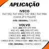 Luva Cardan Volvo 6885157/ Iveco 7.110.995/ Fiat 190h -16 Estrias