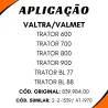 Flange Cardan (De Orelha) Linha Industrial 6 Furos Disco 100 Mm