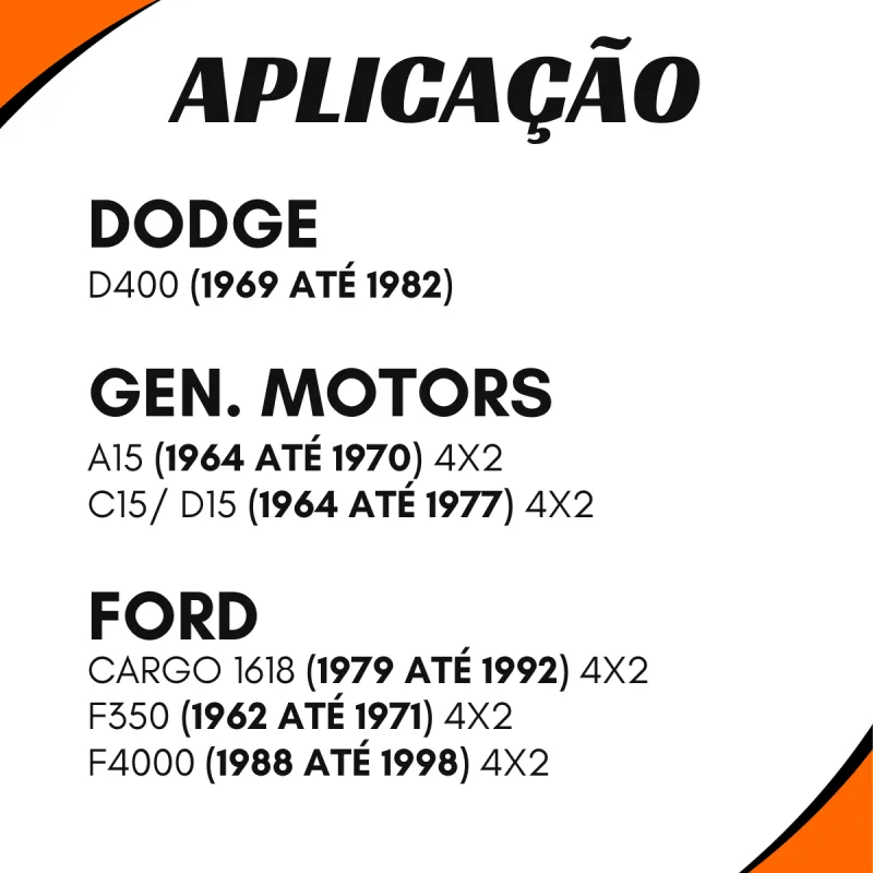 Ponteira Cardan (Intermediaria) Vw D400/ Gm Ac14/ Ac15/ Acd10/ Acd14/