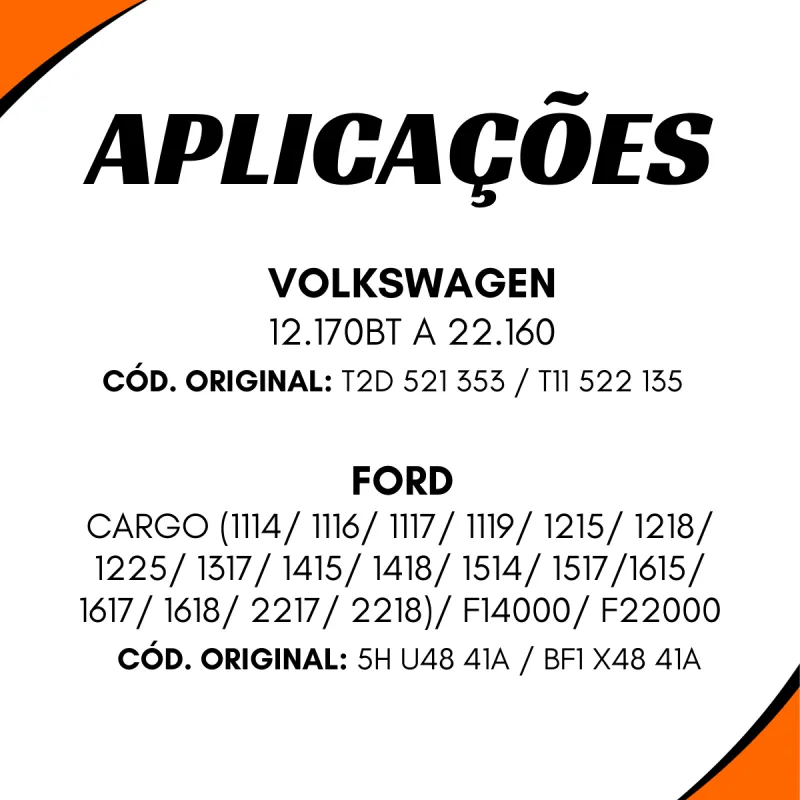 Luva 16 Estrias Gm Ford Mbb Vw