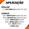 Ponteira Cardan Tras. Agrale/ Troller/ Ford/ Gm 16 Estrias Tubo 95,1