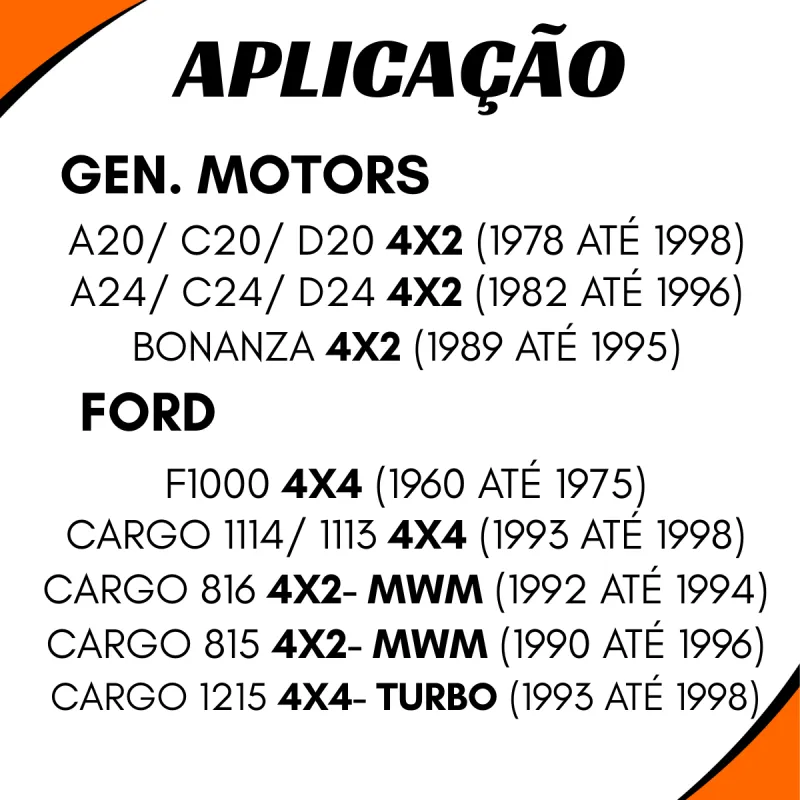 Ponteira Cardan Tras. Agrale/ Troller/ Ford/ Gm 16 Estrias Tubo 95,1