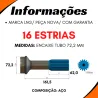 Ponteira Cardan Tras. Agrale/ Troller/ Ford/ Gm 16 Estrias Tubo 95,1