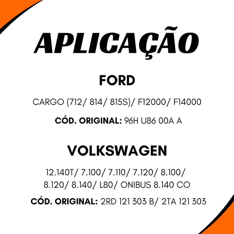 Hélice Do Radiador Motor Vw 12140t/ 7100/ 8100/ 8140/ L80/ 7110