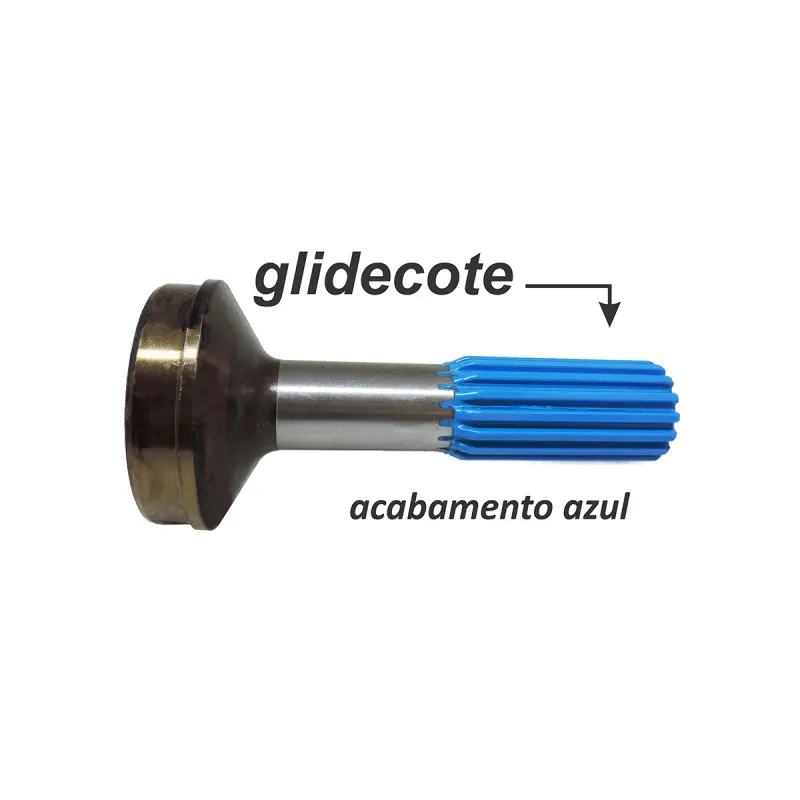 Ponteira Cardan Tras. Ford/ Mbb/ Vw/ Agrale 16 Estrias (Encaixe Tubo