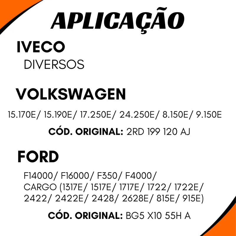 Kit 10 Parafusos Coletor Escape Vw-Iveco-Ford