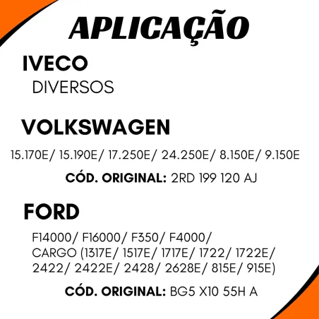 Kit 10 Parafusos Coletor Escape Vw-Iveco-Ford