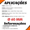 Borracha Rolamento Cardan Vw/ Iveco/ Mbb/ Ford/ Volvo Ø 60 Mm