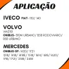 Rolamento C/ Borracha 45mm Pista Larga Gm Agrale Volvo Vw Iveco Ford
