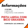 Rolamento C/ Borracha 45mm Pista Larga Gm Agrale Volvo Vw Iveco Ford