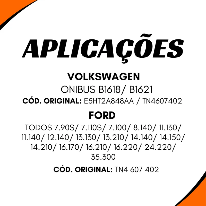 Punho Válvula Freio Mão Ford Ônibus E5ht2a848aa, Vw Tn4607402
