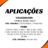 Punho Válvula Freio Mão Ford Ônibus E5ht2a848aa, Vw Tn4607402