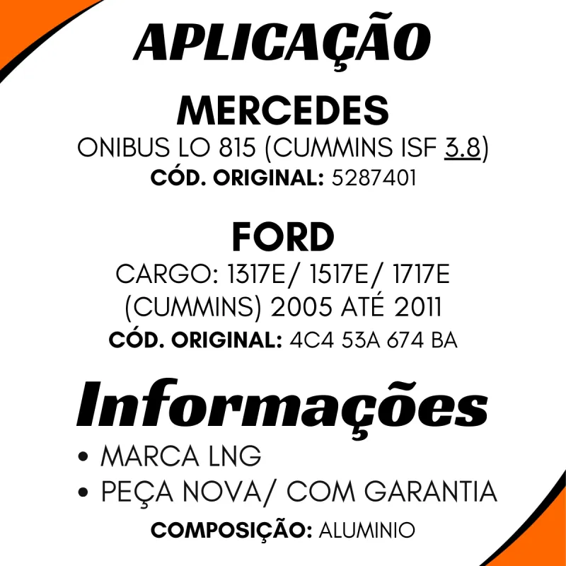 Bomba Hidráulica Mercedes Lo 815 Cummins Isf 3.8