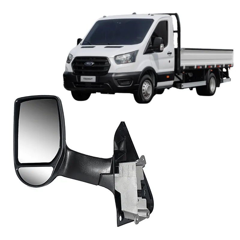 Espelho Retrovisor Esq. Eletr. Ford Transit Chassi (2010 A 2013)