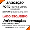 Espelho Retrovisor Esq. Eletr. Ford Transit Chassi (2010 A 2013)