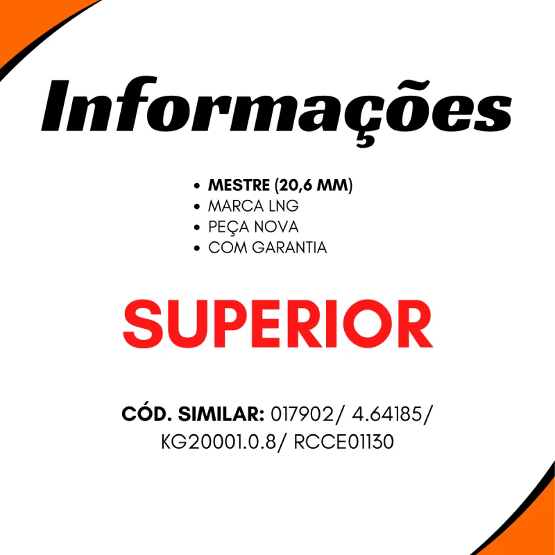 Cilindro Embreagem Mbb Atego/ Axor Mestre (20,6 Mm) (Superior)