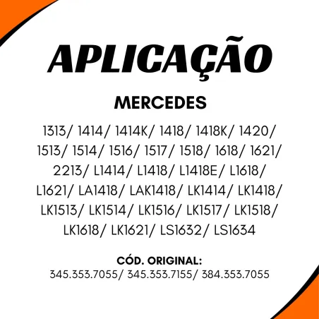 Cilindro Reduzida 12x1,5mm Mercedes