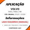 Máquina De Vidro Esq. Manual Volvo Fh12/ Fm12/ Nh