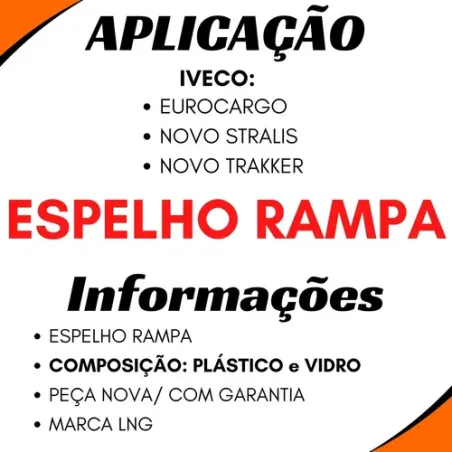 Espelho Rampa Novo Stralis/ Trakker