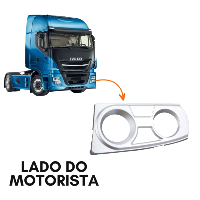 Acabamento Farol Milha Novo Stralis Lado Esquerdo