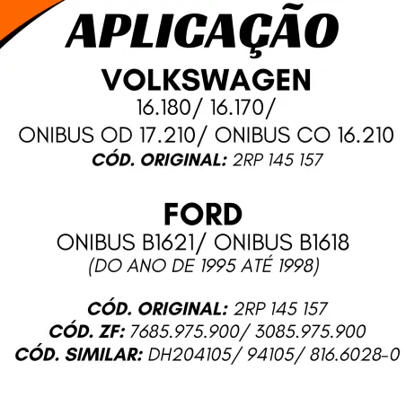 Bomba Hidráulica Ford B1618/1621 Mwm X10 6cil