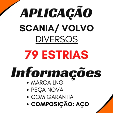 Junta Universal Scania E Volvo 79 Estrias Hju956