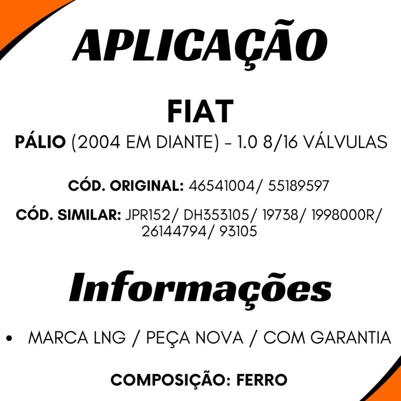 Bomba Hidráulica Fiat Palio 1.0 8v/16v (04/...)