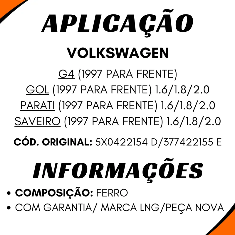 Bomba Hidráulica Vw Gol/Saveiro/Parati 1.6/1.8/2.0 G4 (97/)