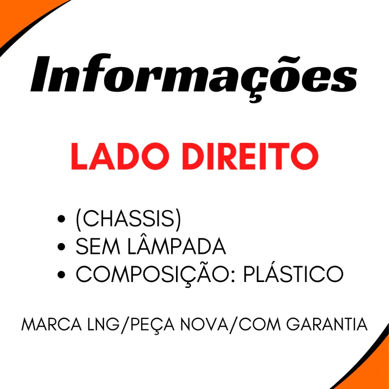 Lanterna Tras.Dir. Nova Daily 70c15/ 35s14/ 70c16/ 35c14/ 65c14g/