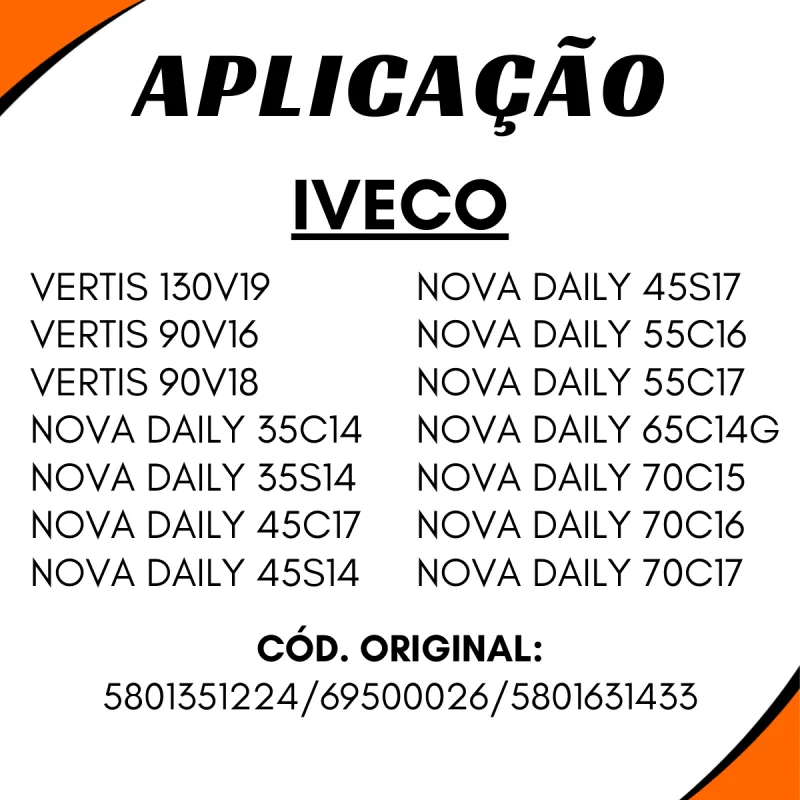 Lanterna Tras.Dir. Nova Daily 70c15/ 35s14/ 70c16/ 35c14/ 65c14g/