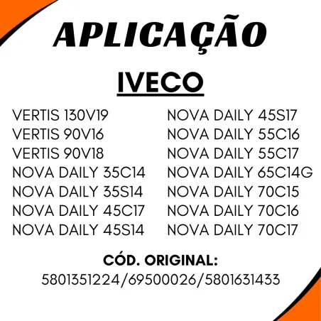 Lanterna Tras.Dir. Nova Daily 70c15/ 35s14/ 70c16/ 35c14/ 65c14g/