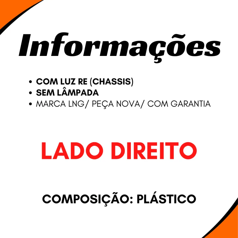 Lanterna Tras. Dir. Daily Antiga 98428140 C/Luz Re