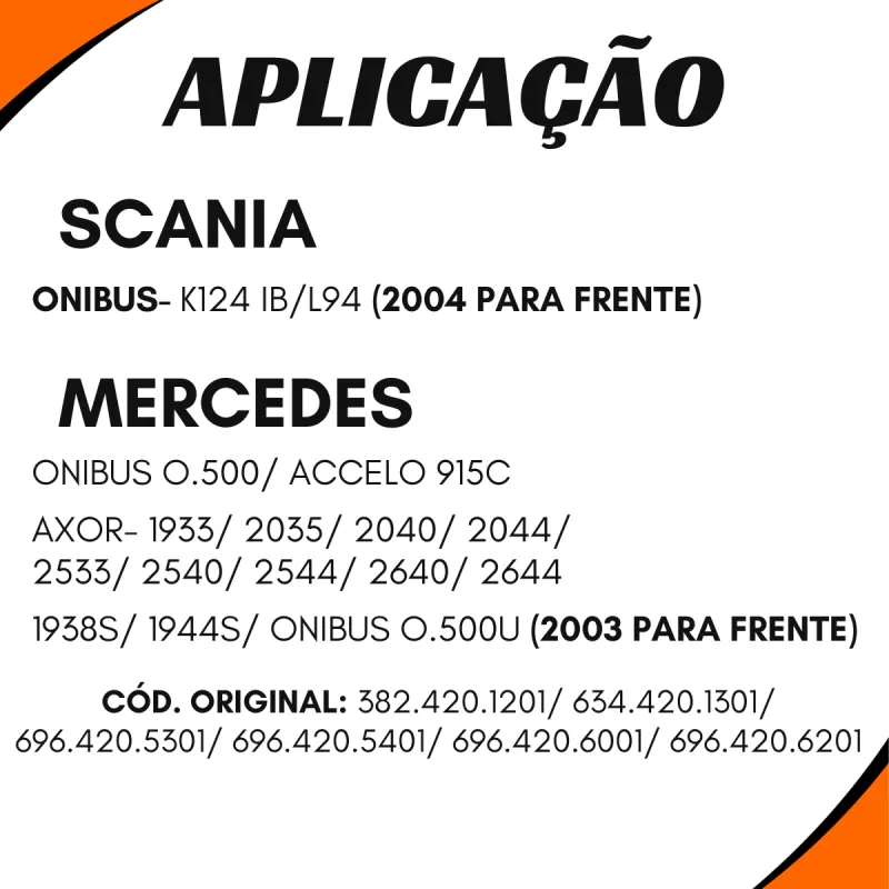 Pino Pinça Freio Mbb 1938s/ 1944s 696.420.5301