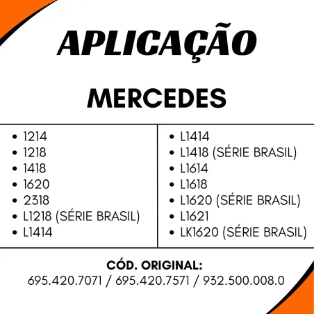 Válvula Mercedes 1218 A 2318