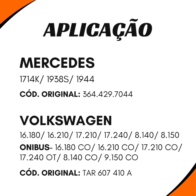 Válvula Descarga Rápida Mbb 6007005039002 Vw Tar 607 410 A  Ford