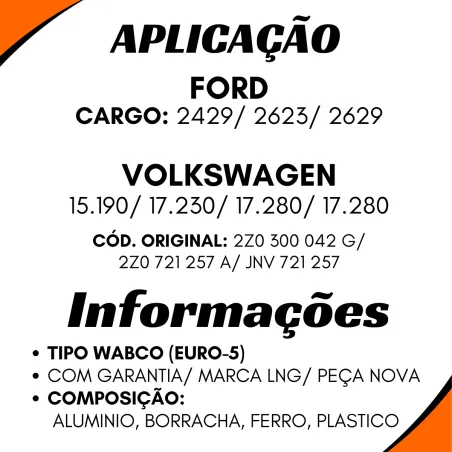 Servo Embreagem Vw Bus 17.230eod/ 17.280/ 15.190