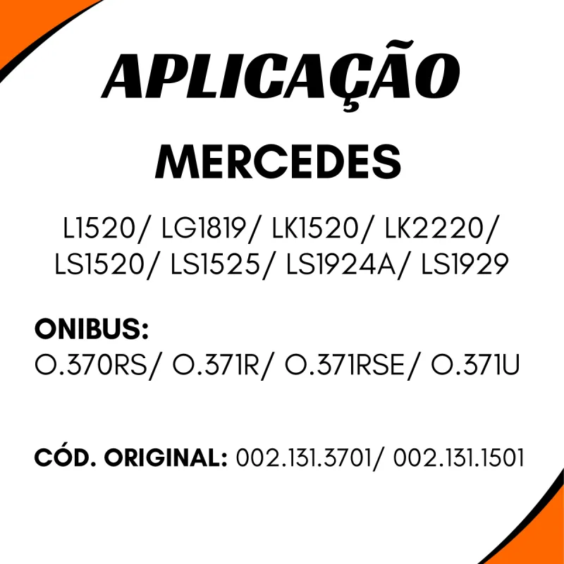 Compressor Ar Mbb Om355/ 1519/ 1520/ 1524/ 1525/ 1924/ 1929/ 1932/