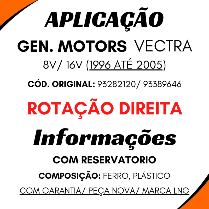 Bomba Hidráulica Gm Vectra 8v/16v (96/05)