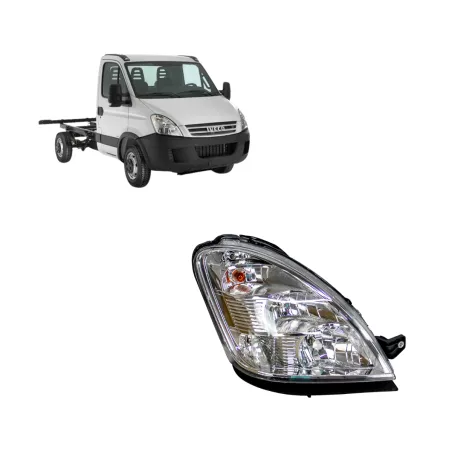 Farol Principal Dir. Iveco Nova Daily 35c14/ 35s14/ 40c14/ 40s16/