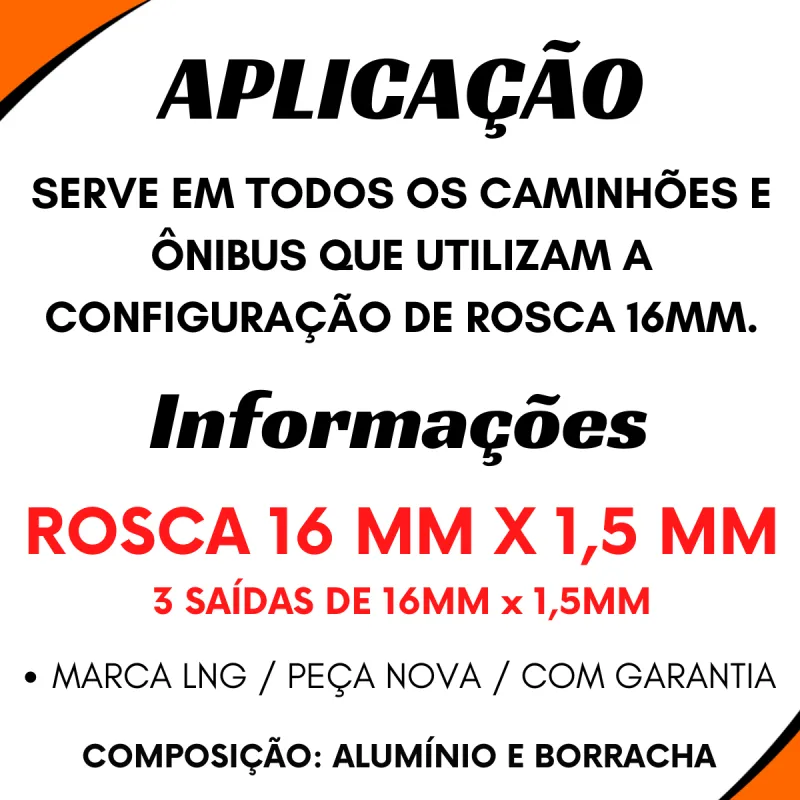 Válvula Descarga Rápida 16 Mm X 1,5 Mm Vw Tar607410 A Mbb